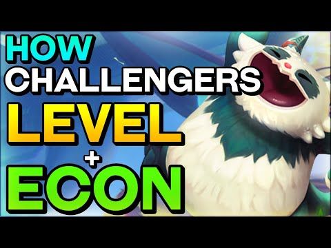 How Challengers LEVEL and ECON in TFT [Set 4]