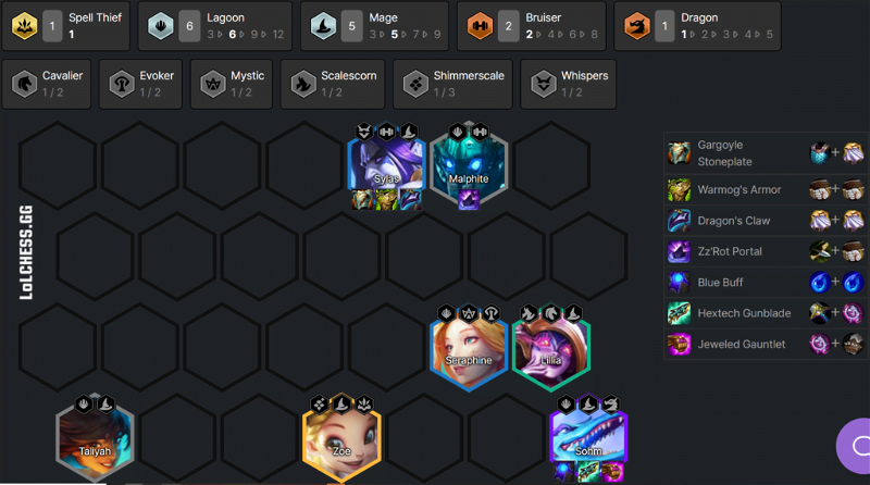 How to play Lagoon, Darkflight and Dragon comps in TFT 7.5 PBE